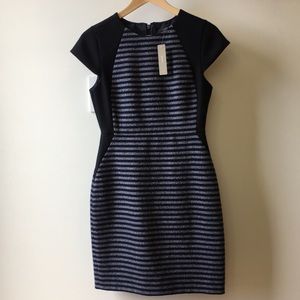 J Crew stripe tweed dress, NWT, size 2P